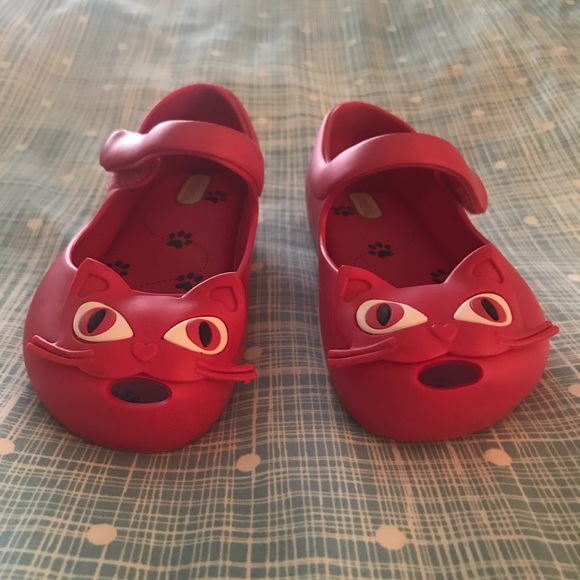 Mini Melissa Other - 🎀Mini Melissa Pink Cat Jelly Toddler Girl